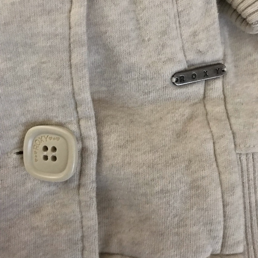 Roxy Double Breasted, Hooded Sweatshirt Jacket A1 - Picture 4 of 7